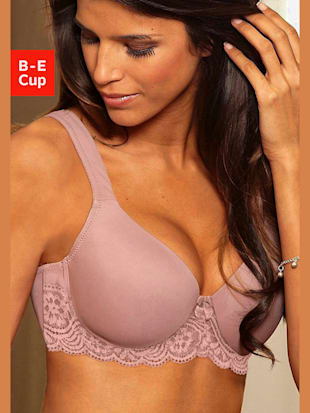 Soutien-gorge à coques, bonnets préformés sans couture - LASCANA - Mauve