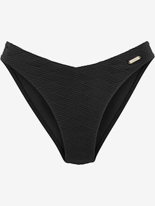 Bas de maillot de bain matière structurée aux couleurs tendances - Sunseeker - Noir