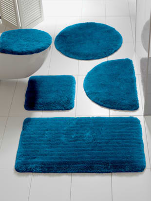 Tapis de bain 100% acrylique - helline home - Bleu Pétrole