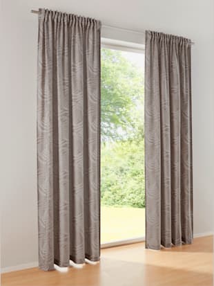 Rideau bavolet opaque - helline home - Gris