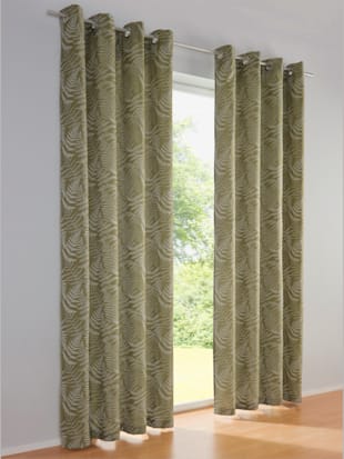 Rideau bavolet opaque - helline home - Vert Tilleul