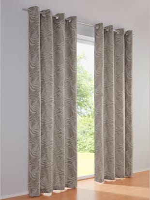 Rideau bavolet opaque - helline home - Gris