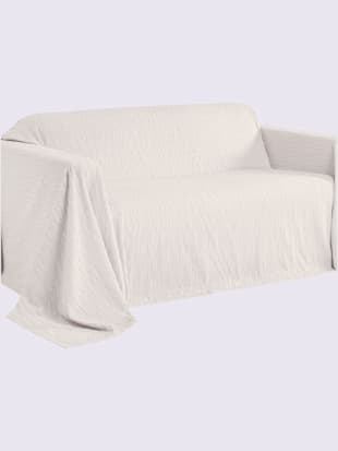 Protection fauteuil tissée - helline home - Blanc