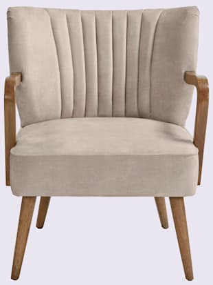Fauteuil look usé tendance - helline home - Écru