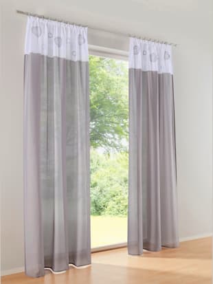 Store décoratif superbe store - helline home - Blanc-gris