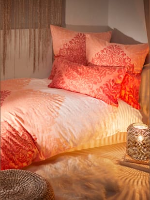 Linge de lit pur coton - helline home - Abricot-terre Cuite