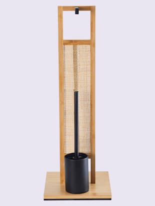 Accessoires wc en bambou - helline home - Couleur Ivoire