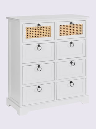 Commode paulownia massif et mdf - helline home - Blanc