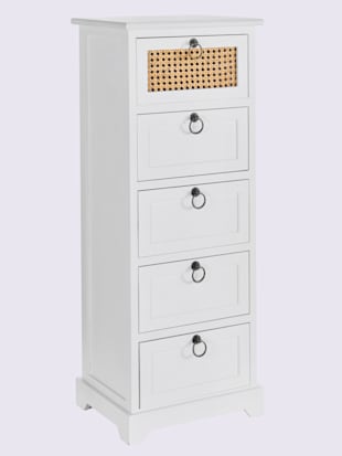 Commode paulownia massif et mdf - helline home - Blanc