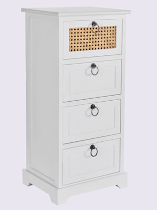 Commode paulownia massif et mdf - helline home - Blanc