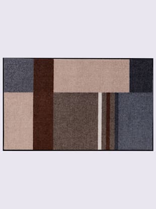 Paillasson pour intérieur et zone extérieure couverte - helline home - Marron-couleur Ivoire