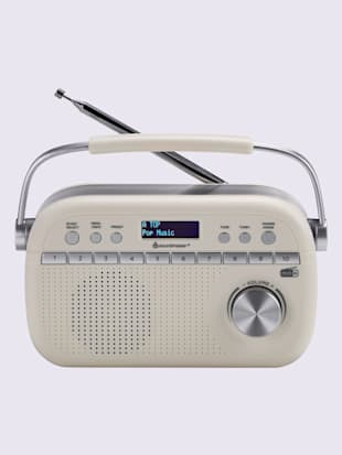 Radio retro radio numérique - helline home - Beige