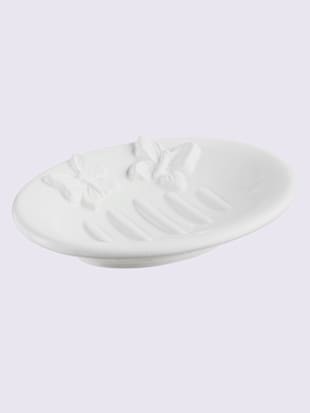 Porte-savon céramique italienne de qualité - helline home - Blanc