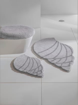 Tapis de bain acrylique facile d'entretien - helline home - Gris