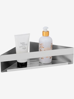 Étagère d'angle réalisé en inox mat - helline home - Couleur Argenté