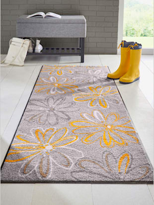 Paillasson pour intérieur et zone extérieure couverte - helline home - Gris-jaune