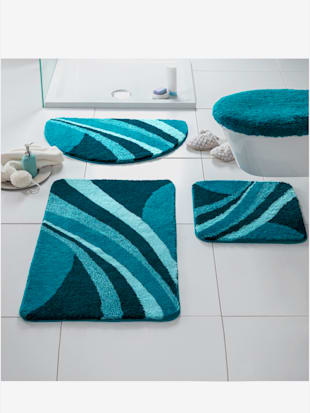 Tapis de bain acrylique facile d'entretien - helline home - Turquoise