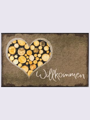 Paillasson imperméable, en intérieur comme en plein air - helline home - Taupe