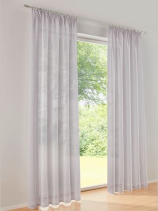 Store décoratif store transparent - helline home - Gris