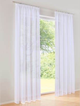 Store décoratif store transparent - helline home - Blanc