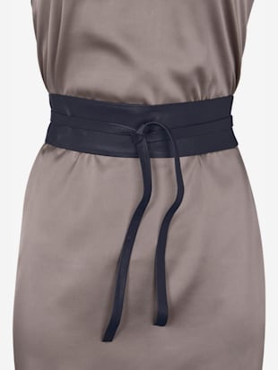 Ceinture effet cache-cœur tendance - - Marine