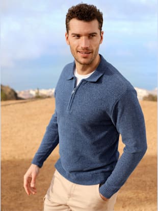 Pull polo col polo avec fermeture à glissière pratique - Catamaran - Modalova