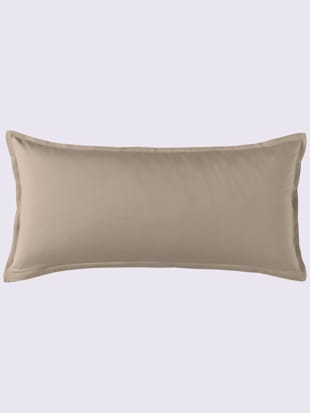 Housse de coussin belle qualité coton - helline home - Taupe