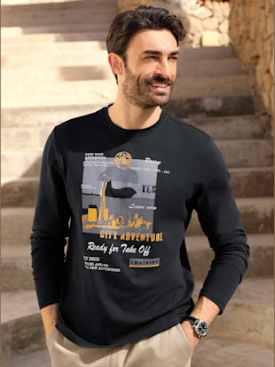 T-shirt à manches longues le compagnon moderne au quotidien - Catamaran - Modalova
