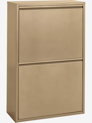 Poubelle de tri métal de qualité - helline home - Taupe