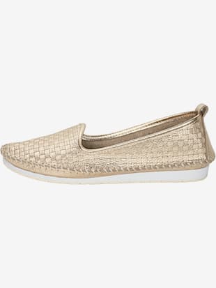 Trotteurs cuir nappa vachette doux - - Couleur Doré