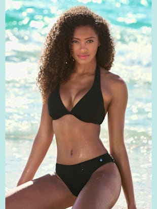 Maillot de bain à armatures matière structurée tendance - s.Oliver - Noir