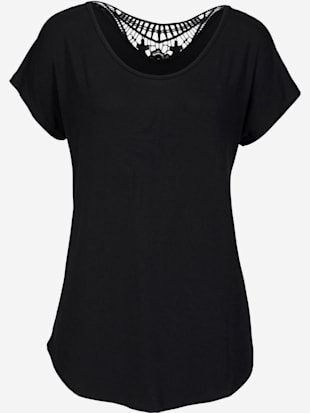 T-shirt de plage encolure ronde - LASCANA - Noir