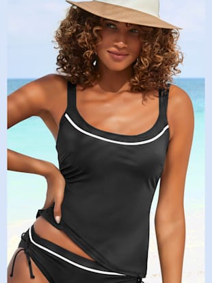 Haut de maillot de bain à armatures uni - Vivance - Noir