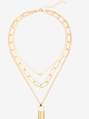 Ensemble de colliers avec petits pendentifs - LASCANA - Couleur Doré