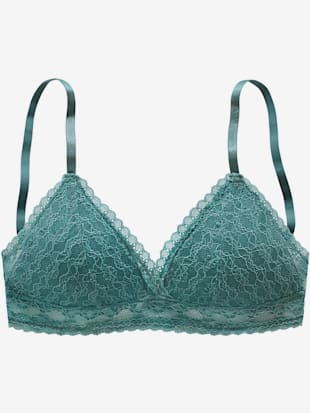 Soutien-gorge bralette féminin avec coques intégrées sans armatures - s.Oliver - Bleu Pétrole