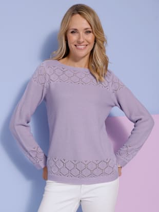 Pull à manches longues avec motif ajouré - Witt - Modalova