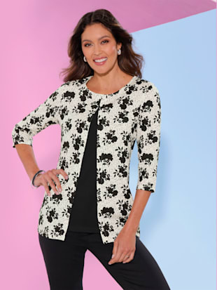 T-shirt 2 en 1 motif floral discret - Witt - Modalova