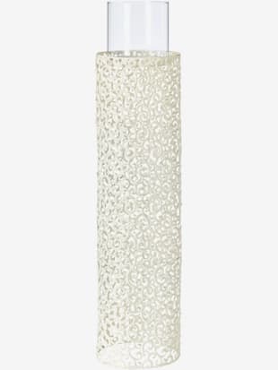 Lanterne de sol chandelier avec cylindre en verre - helline home - Crème Antique