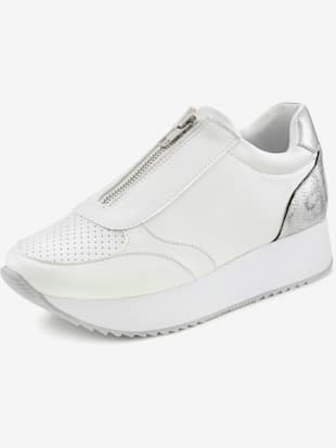 Baskets semelle légèrement compensée pour un confort agréable - LASCANA - Blanc