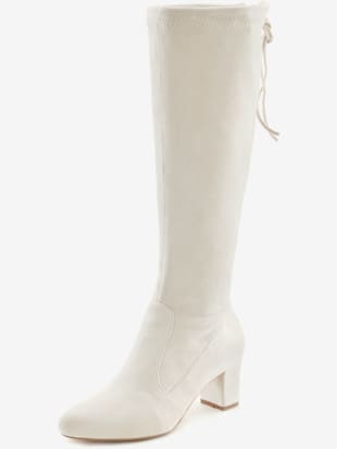 Bottes talon bottier confortable - LASCANA - Crème