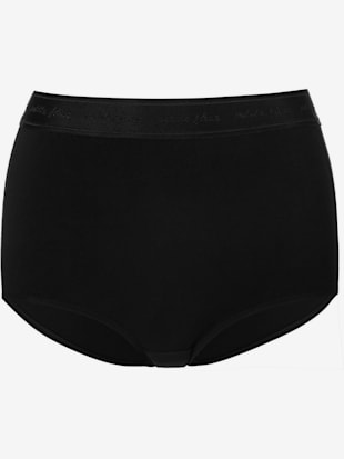 Slip gainant lot de 3 slips sculptants - petite fleur - Noir