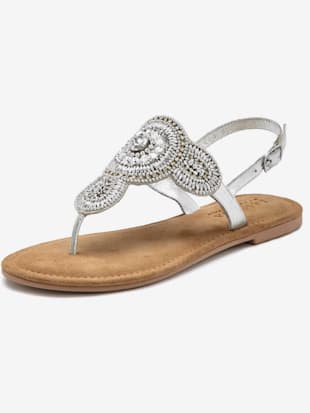 Tongs sandales, superbe décoration - LASCANA - Couleur Argenté