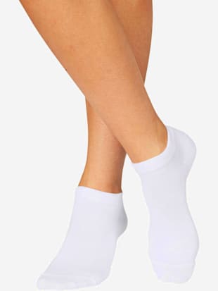 socquettes motif de pattes doux sous la semelle - arizona - blanc