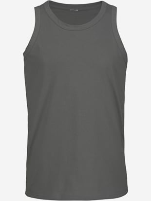 Lot de 3 débardeurs pour homme - H.I.S - Vert Olive, Noir, Gris Foncé