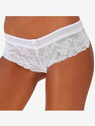 panty culotte stylée lascana - lascana - blanc