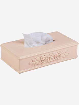 Boîte à mouchoirs céramique italienne de qualité, émaillée - helline home - Rose