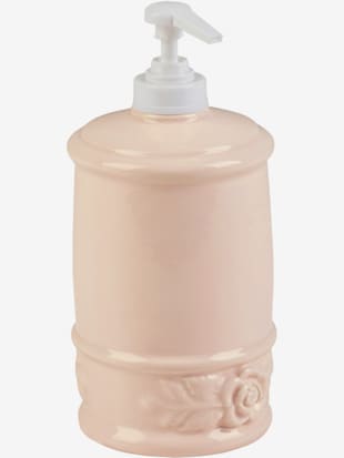 Distributeur de savon céramique italienne de qualité - helline home - Rose