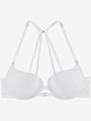 Soutien-gorge super-push-up séduisant avec coussinets très épais intégrés - LASCANA - Blanc