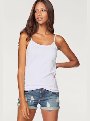 Lot de 2 débardeurs spaghetti h.i.s - Vivance - Blanc