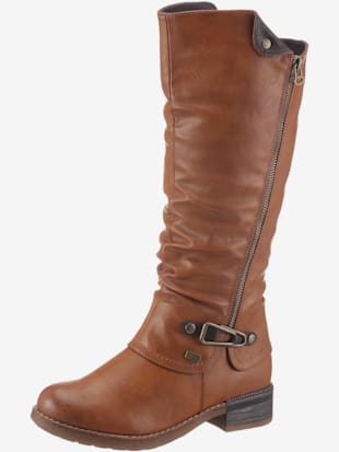 Bottes dessus synthétique facile à entretenir - Rieker - Ambre Usé